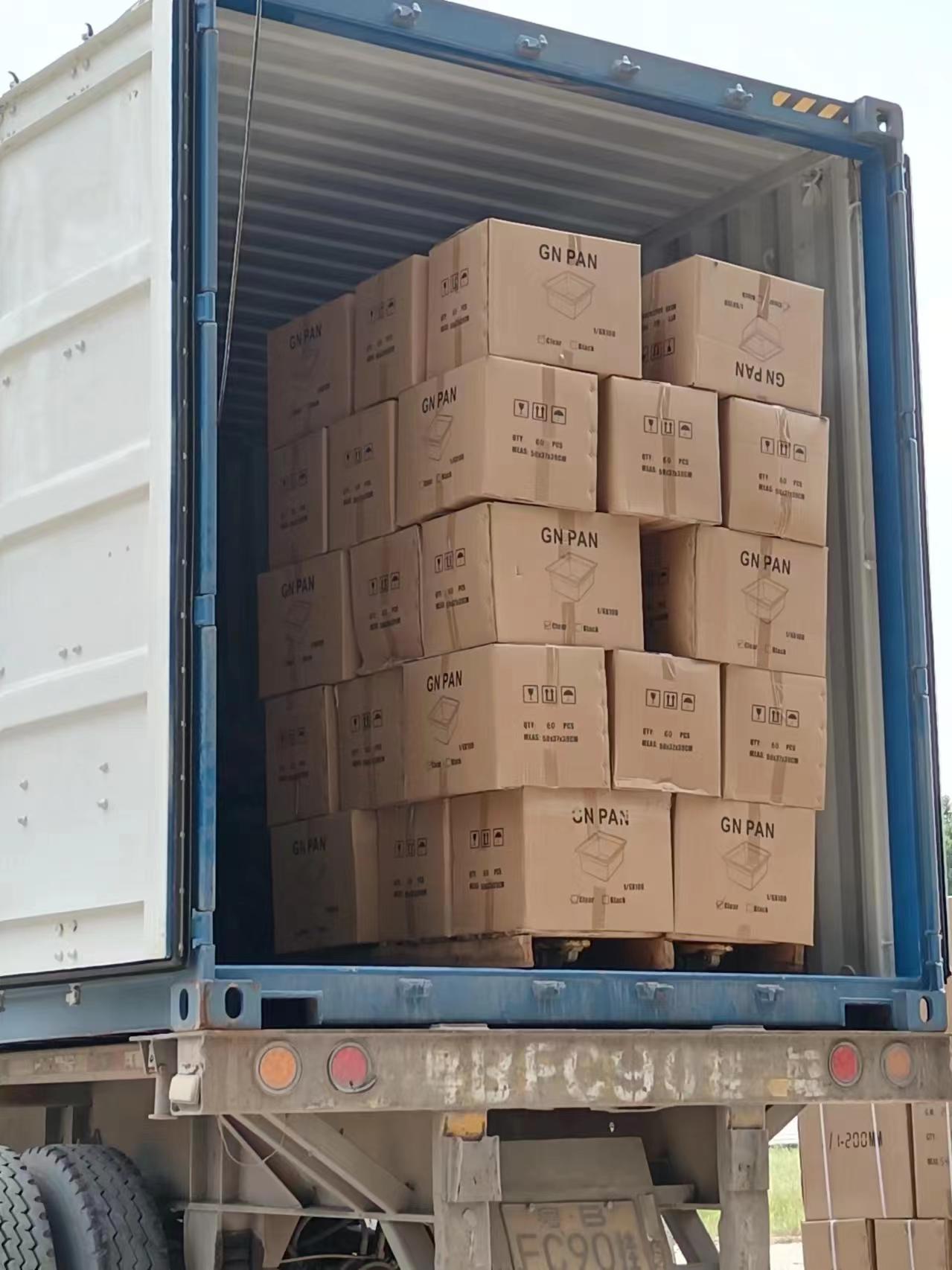 2024/06/19,1*40HQ Container PC GN pan Ingredient Bin to Euro.