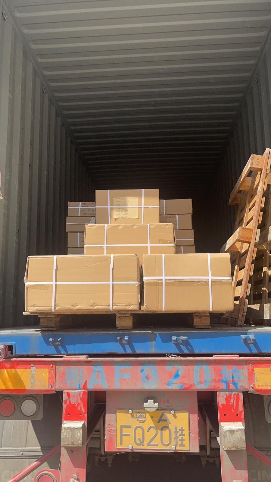 1*40HC container loading to Dubai on 2022-9-17