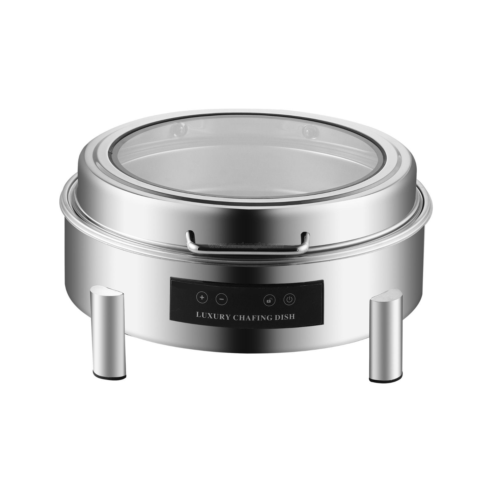 Round Chafing Dish with Intelligent Touch Screen Round Chafing Dish with Intelligent Touch Screen