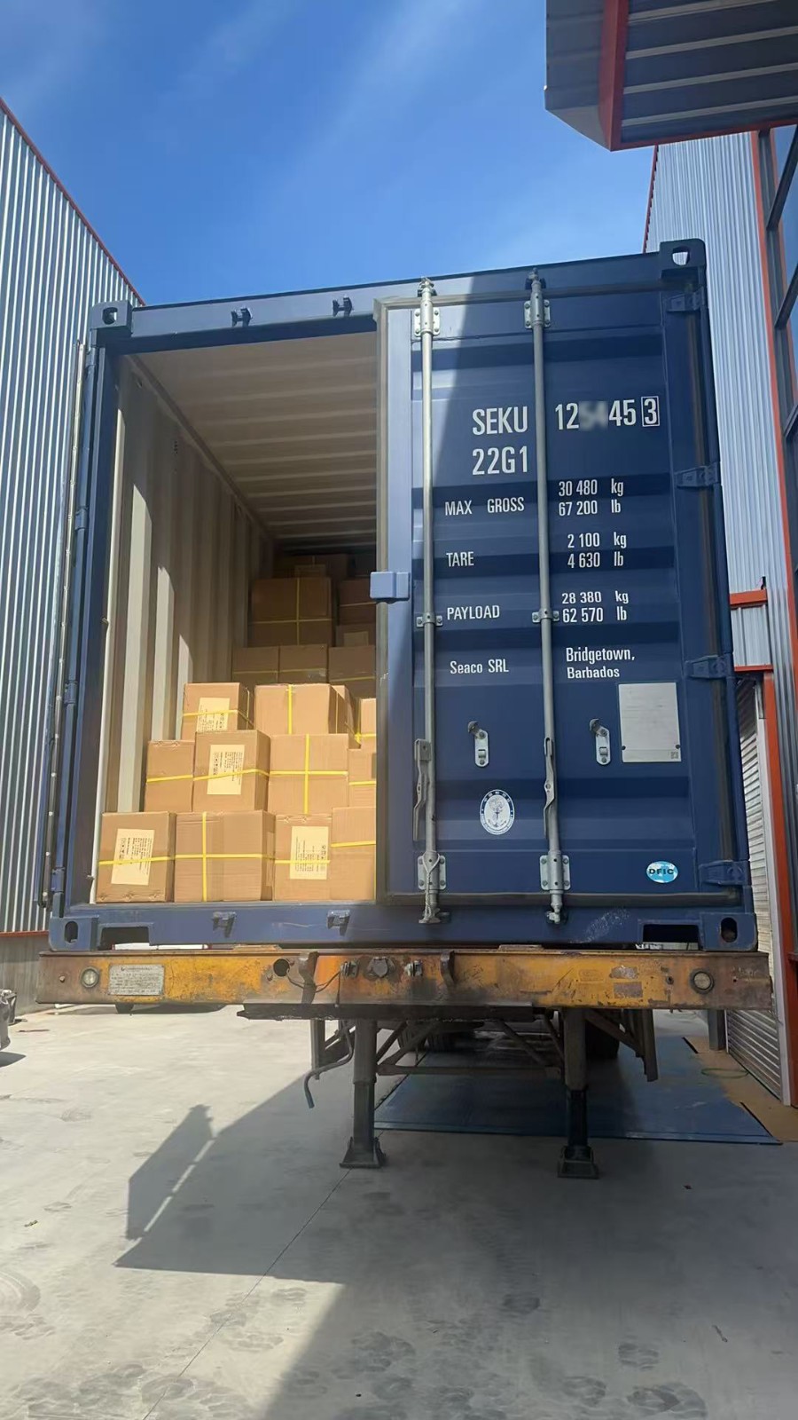 2025/10/14,1*20GP Container Chafing dish to Dubai