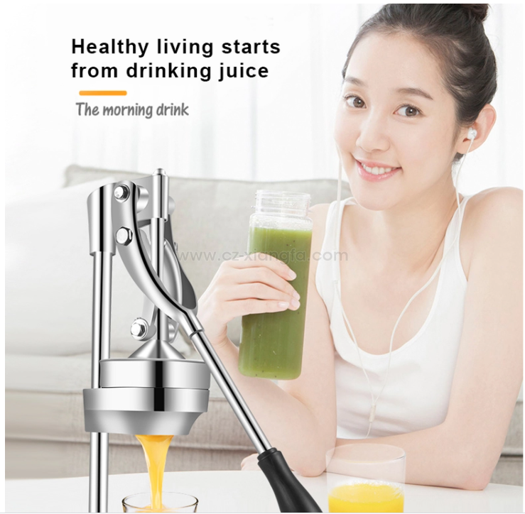 Commercial Grade Hand Press Manual Stainless Steel Juicer