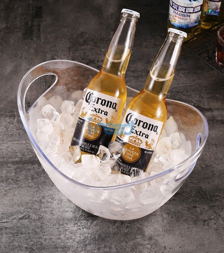 Clear PS Ice Bucket for Summer Season