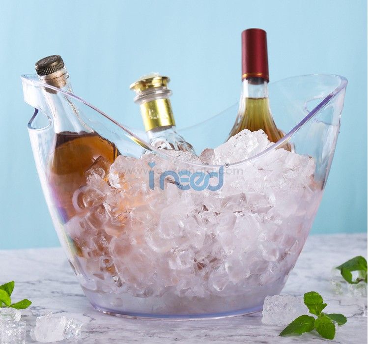 Clear PS Ice Bucket for Summer Season