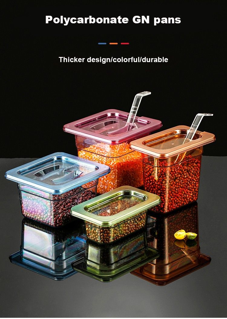 Colorful Polycarbonate GN Pan