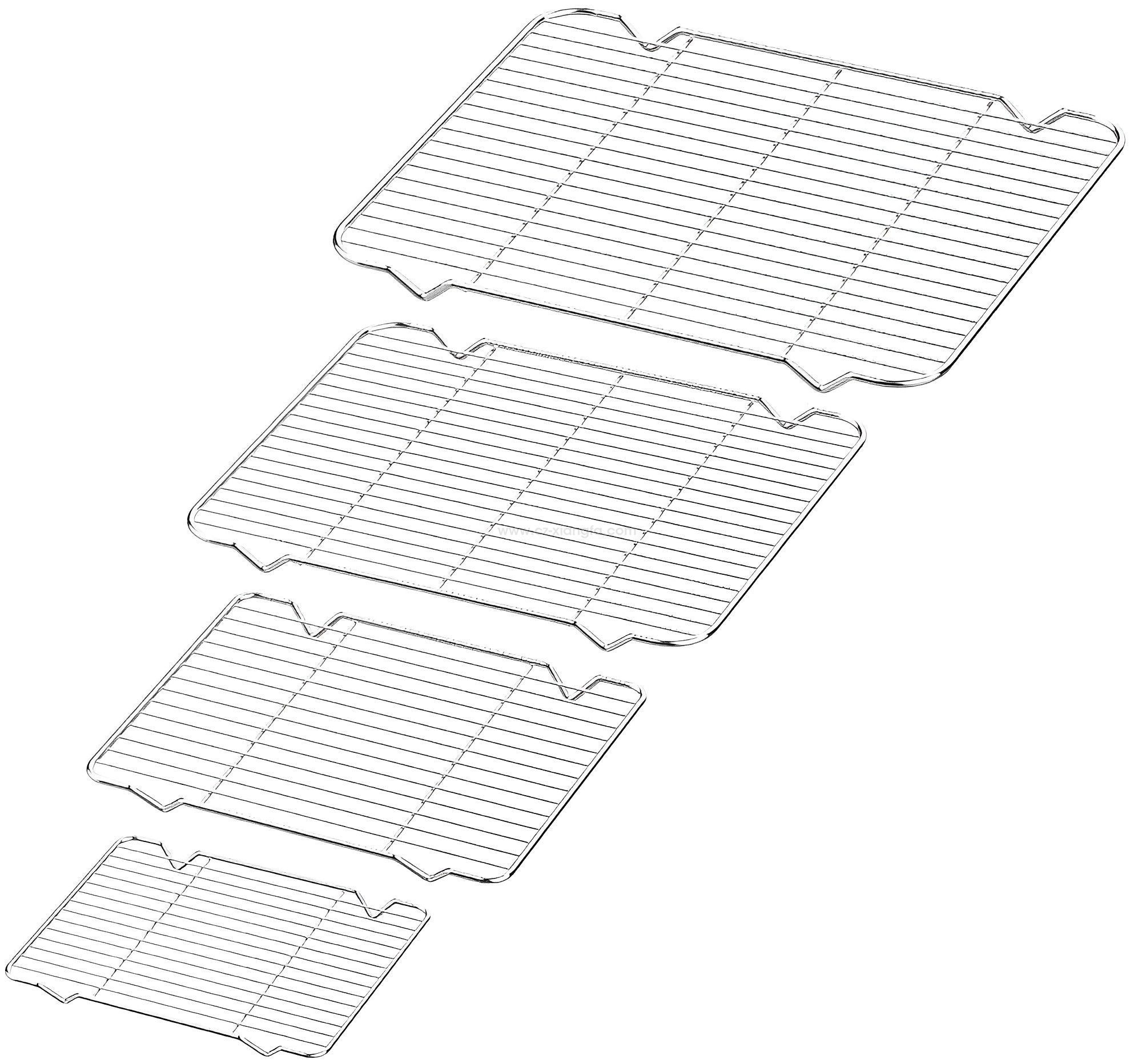 Stainless Steel GN pan cooling rack
